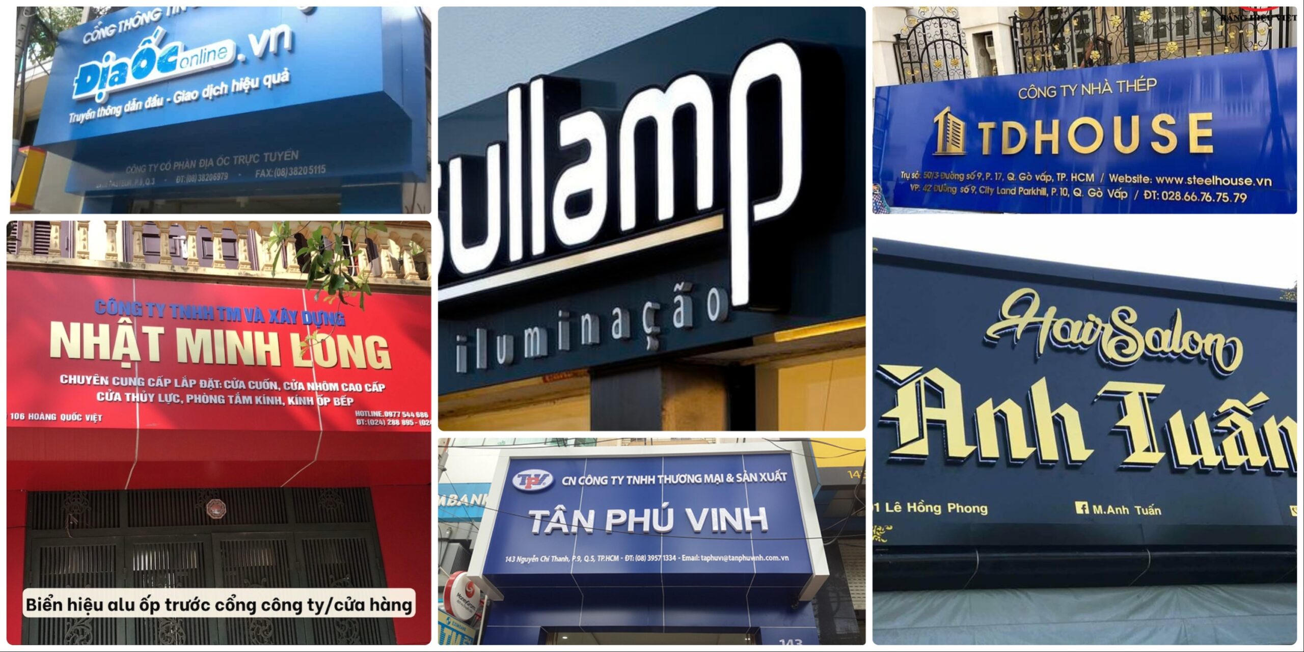 làm bảng hiệu tại gò công