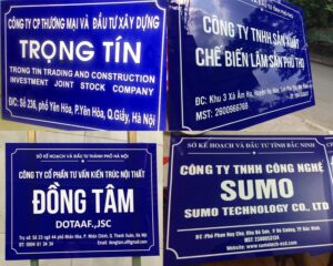 bang mica cong ty