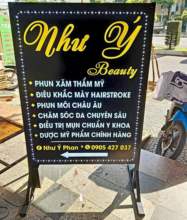 hop den alu am ban quang cao go cong an binh